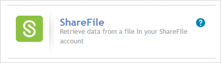 ShareFile data source option